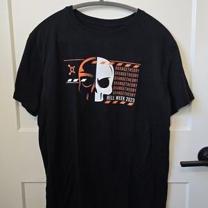 Orange Theory Orangetheory 2023 Hell Week T-shirt Unisex M Medium Black